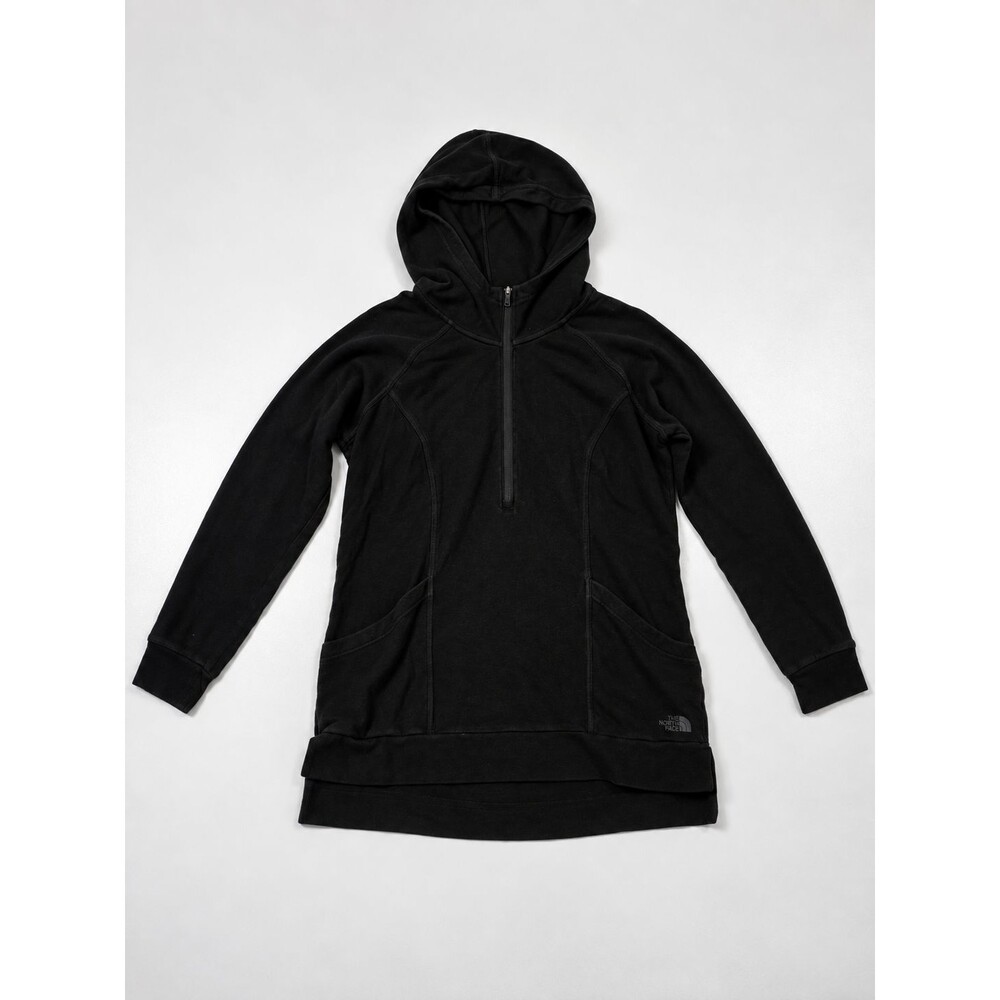 The North Face Fluffy Fleece Jacket Women's Size Large Black Full Zip Activewear